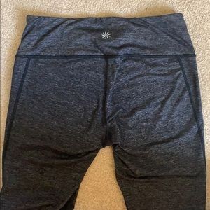 Athleta Gray Cropped Leggings